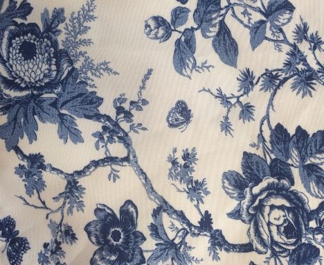 Blue Toile Runner
