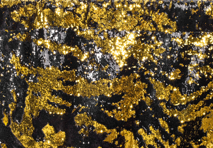Black & Gold Mermaid Sequin