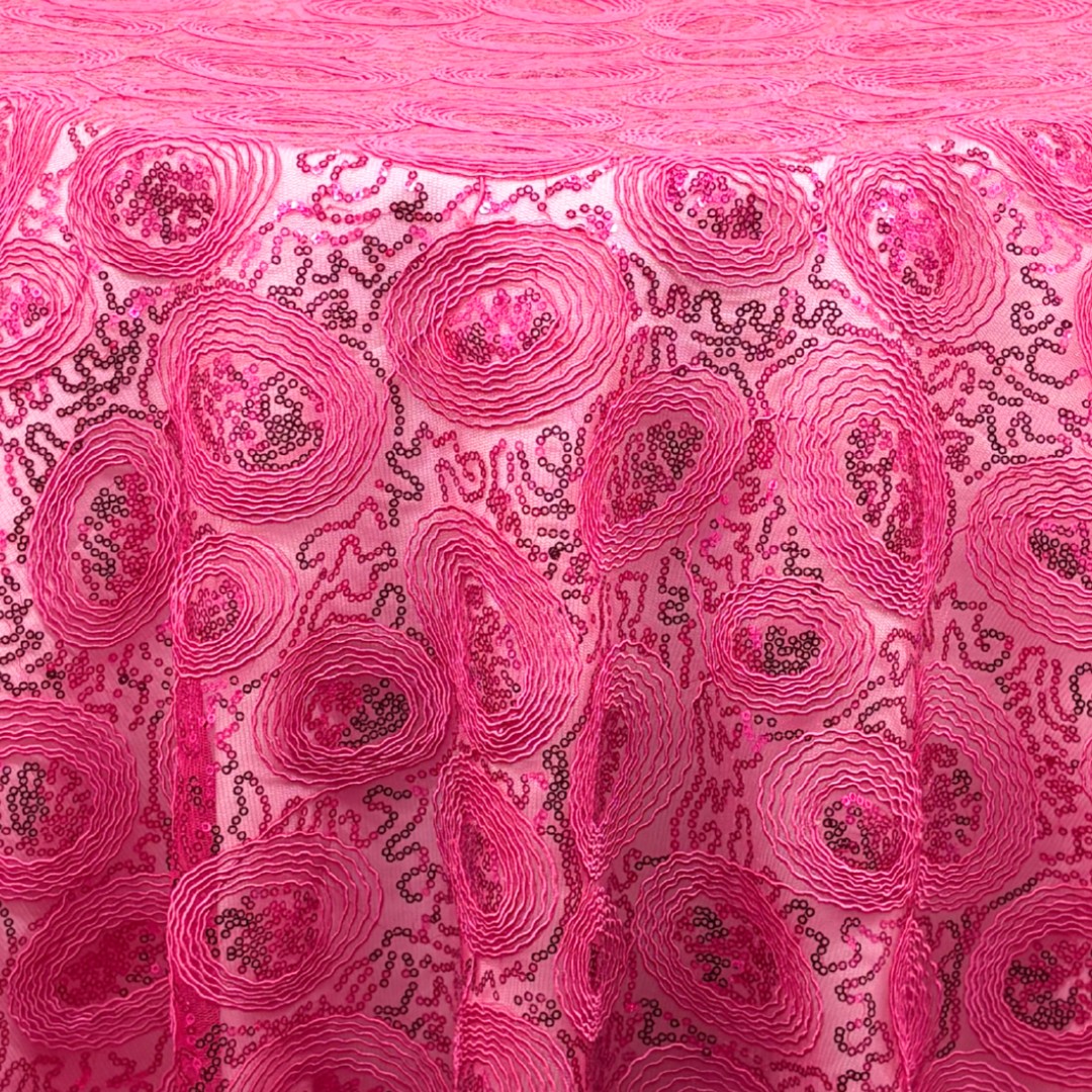 Fuchsia Ellipse Sequins