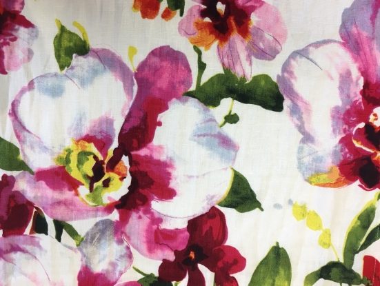 Water Color Floral Runner
