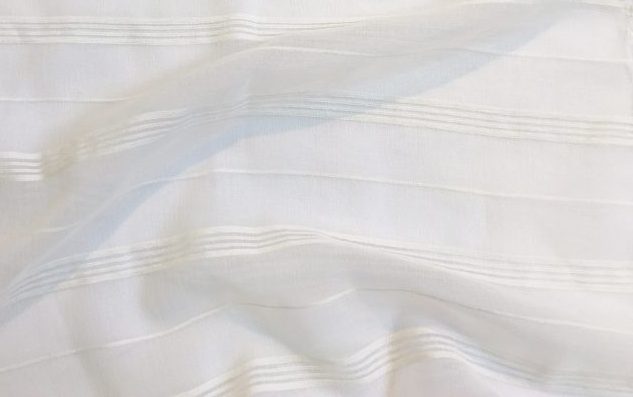 White Stripe Sheer Runner