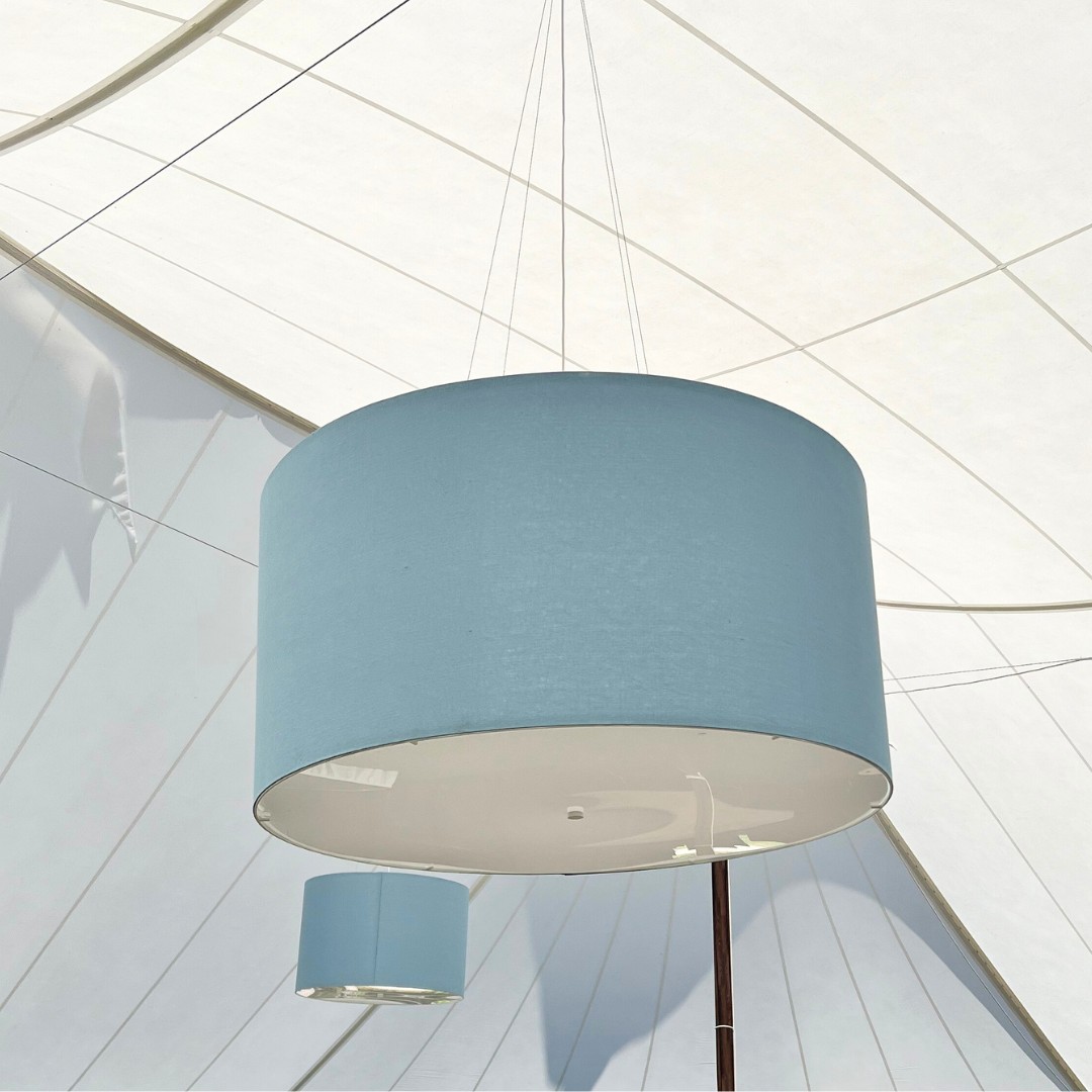 Blue Drum Shade