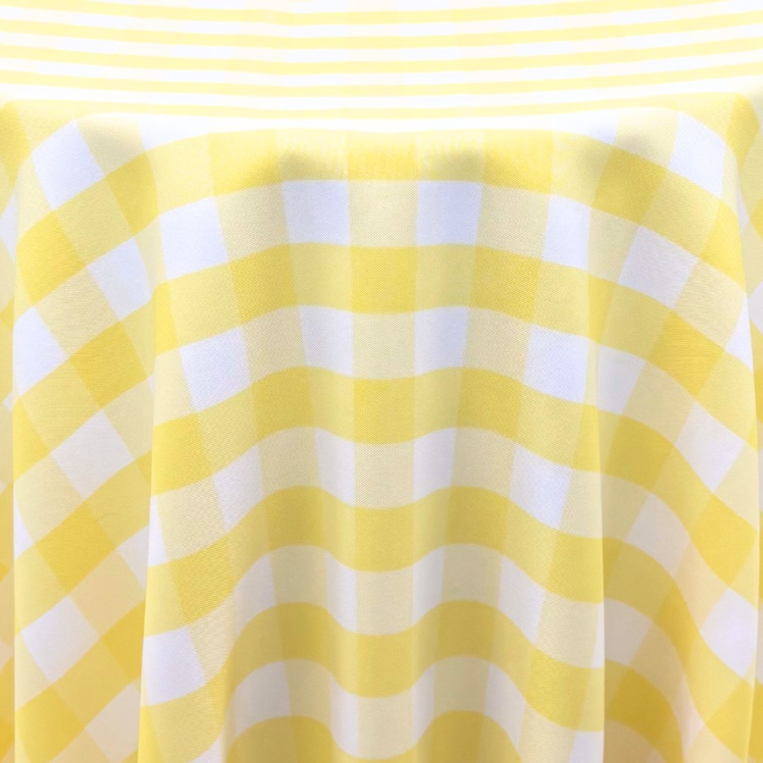 Yellow & White Check