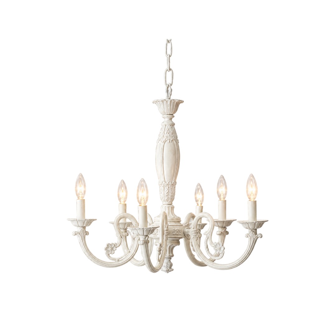 5 Light Antique White